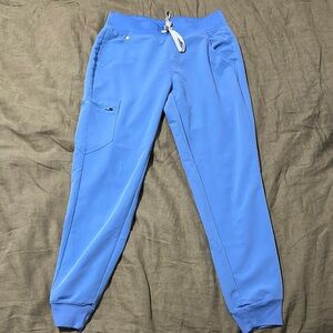 Figs women’s Zamora Joggers in Ceil Blue